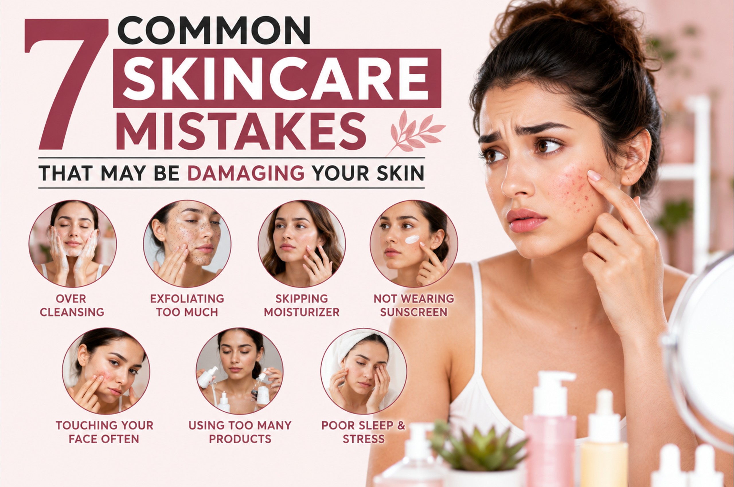7 common skincare mistakes that may damage your skin